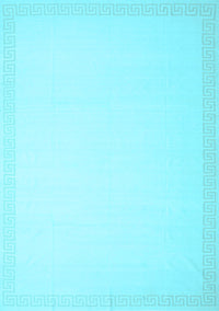 Solid Light Blue Modern Rug, con2408lblu