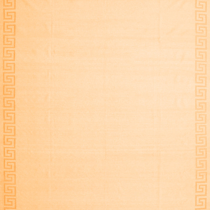 Serging Thickness of Machine Washable Solid Orange Modern Area Rugs, wshcon2408org