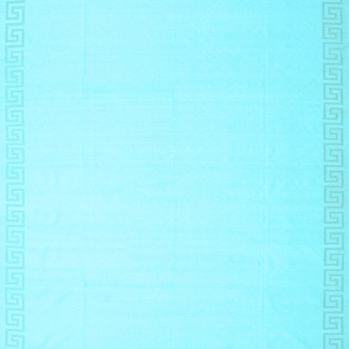 Machine Washable Solid Light Blue Modern Rug, wshcon2408lblu