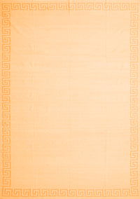 Solid Orange Modern Rug, con2408org