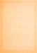 Solid Orange Modern Rug, con2408org