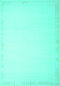 Solid Turquoise Modern Rug, con2408turq