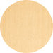 Round Solid Brown Modern Rug, con2409brn