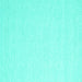 Square Solid Turquoise Modern Rug, con2409turq