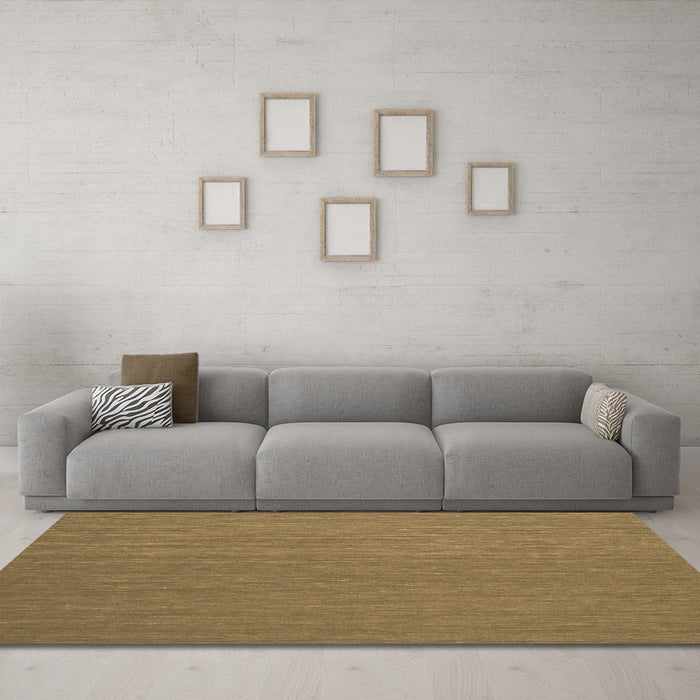 Machine Washable Abstract Brown Contemporary Rug in a Living Room,, wshcon240brn