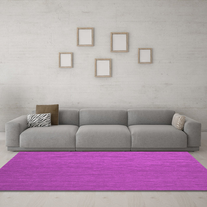 Machine Washable Abstract Pink Contemporary Rug in a Living Room, wshcon240pnk