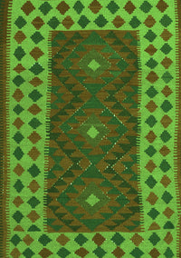 Oriental Green Traditional Rug, con2410grn