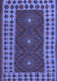 Machine Washable Oriental Blue Traditional Rug, wshcon2410blu