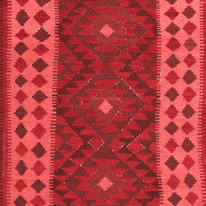 Machine Washable Oriental Red Traditional Rug, wshcon2410red