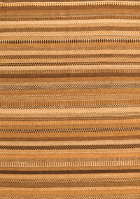 Abstract Orange Contemporary Rug, con2411org