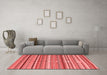 Contemporary Red Washable Rugs