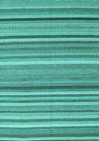 Abstract Turquoise Contemporary Rug, con2411turq