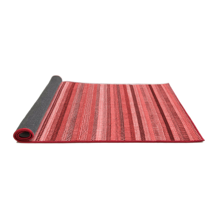 Abstract Red Contemporary Area Rugs