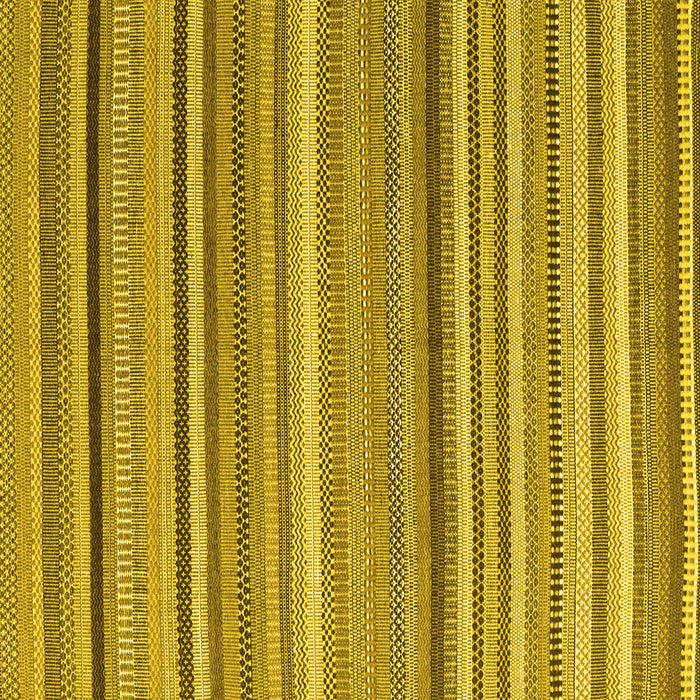 Square Machine Washable Abstract Yellow Contemporary Rug, wshcon2411yw