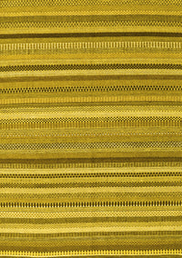 Abstract Yellow Contemporary Rug, con2411yw