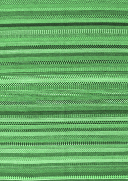 Abstract Emerald Green Contemporary Rug, con2411emgrn