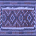 Square Machine Washable Oriental Blue Traditional Rug, wshcon2412blu