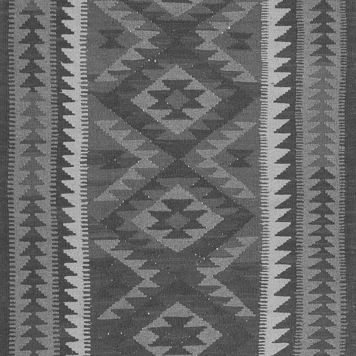 Serging Thickness of Machine Washable Oriental Gray Traditional Rug, wshcon2412gry