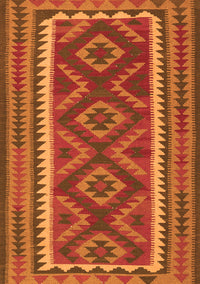 Oriental Orange Traditional Rug, con2412org