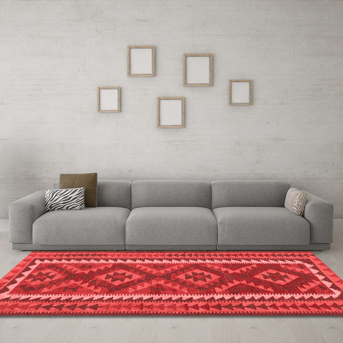 Traditional Red Washable Rugs