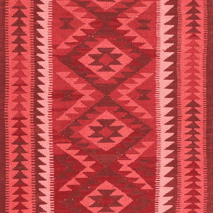 Machine Washable Oriental Red Traditional Rug, wshcon2412red