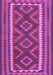 Machine Washable Oriental Purple Traditional Area Rugs, wshcon2412pur