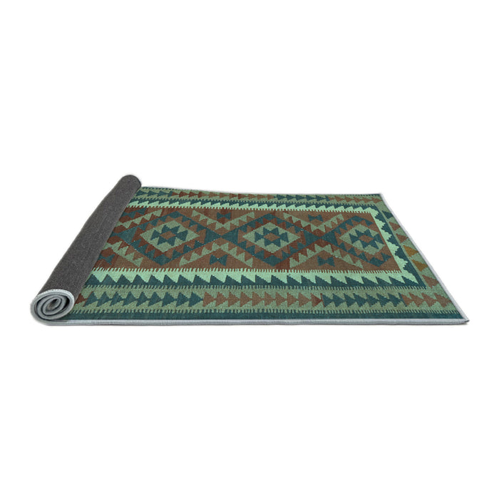 Sideview of Oriental Light Blue Traditional Rug, con2412lblu