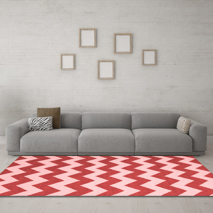 Contemporary Red Washable Rugs