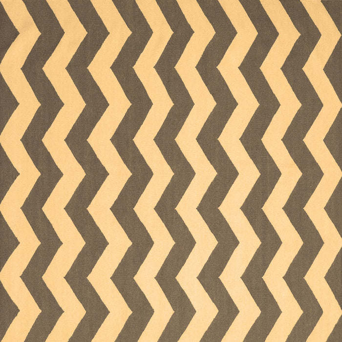 Square Machine Washable Abstract Brown Contemporary Rug, wshcon2413brn