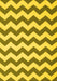 Abstract Yellow Contemporary Rug, con2413yw