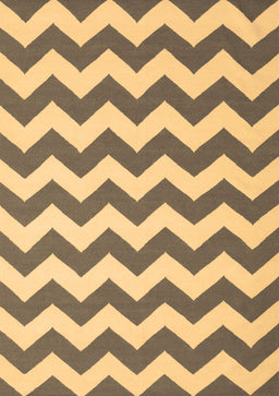 Abstract Brown Contemporary Rug, con2413brn