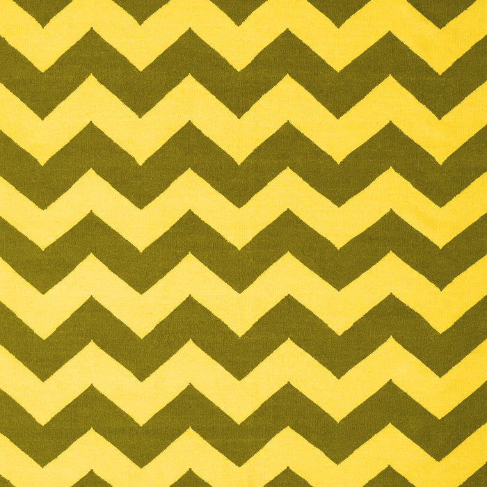 Machine Washable Abstract Yellow Contemporary Rug, wshcon2413yw