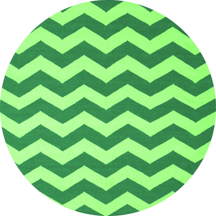 Machine Washable Abstract Green Contemporary Area Rugs, wshcon2413grn