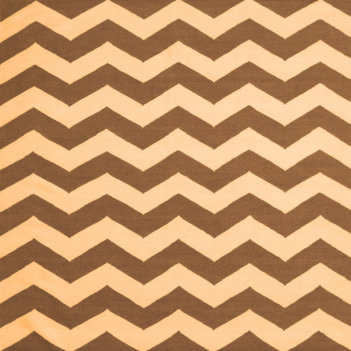 Round Machine Washable Abstract Orange Contemporary Area Rugs, wshcon2413org