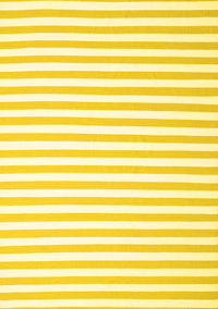 Solid Yellow Modern Rug, con2414yw