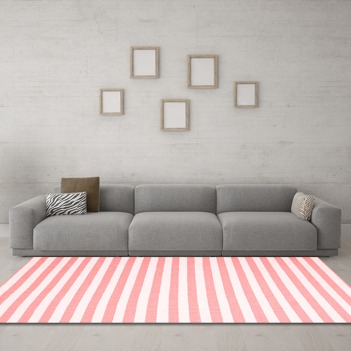 Modern Red Washable Rugs