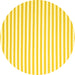 Round Solid Yellow Modern Rug, con2414yw