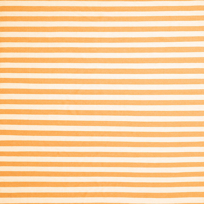 Round Machine Washable Solid Orange Modern Area Rugs, wshcon2414org