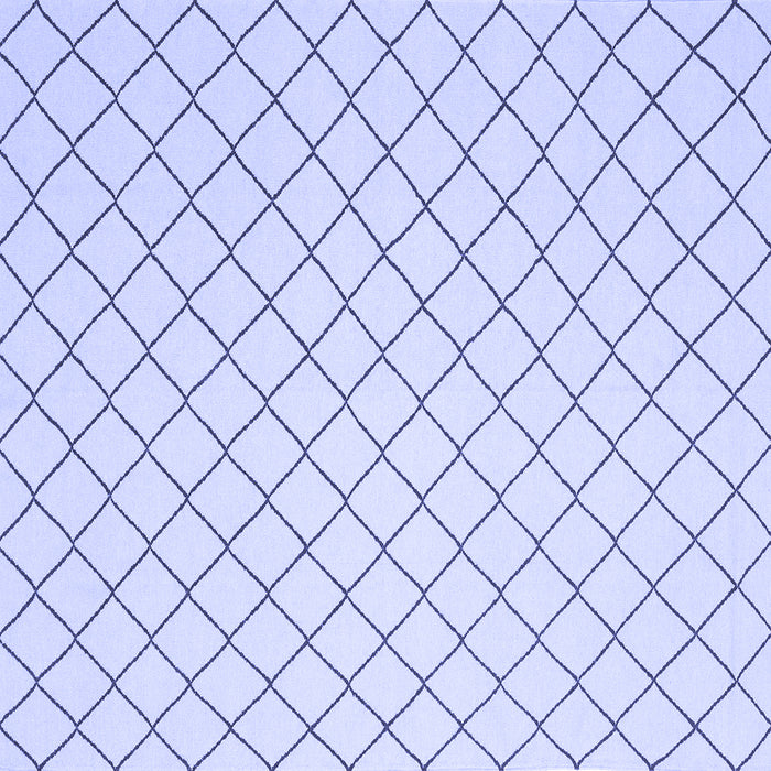 Square Solid Blue Modern Rug, con2415blu