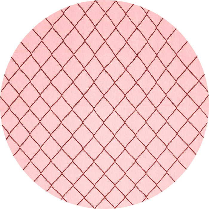 Machine Washable Solid Red Modern Rug, wshcon2415red