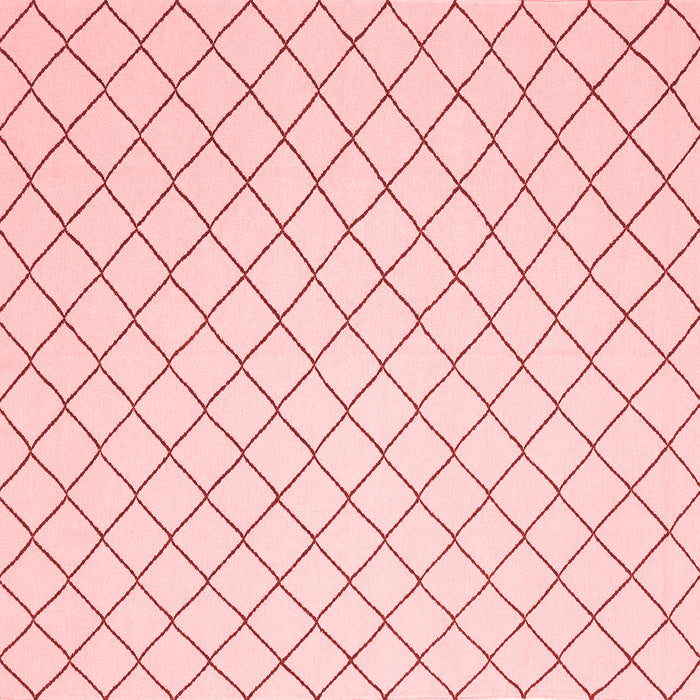 Machine Washable Solid Red Modern Rug, wshcon2415red