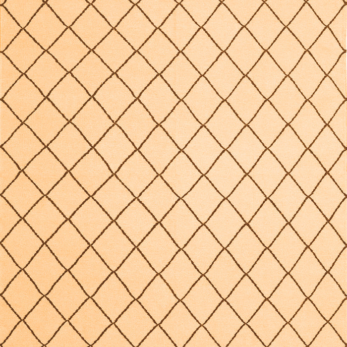 Serging Thickness of Machine Washable Solid Orange Modern Area Rugs, wshcon2415org