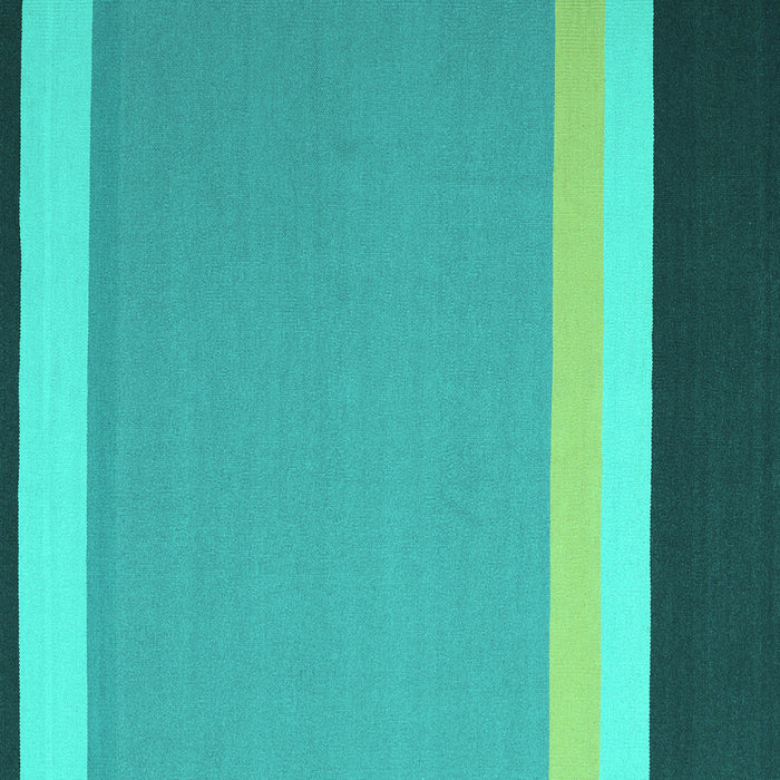 Square Abstract Turquoise Contemporary Rug, con2416turq