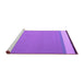 Sideview of Machine Washable Abstract Purple Contemporary Area Rugs, wshcon2416pur