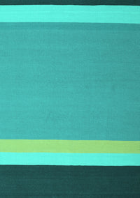 Abstract Turquoise Contemporary Rug, con2416turq