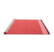 Contemporary Red Washable Rugs