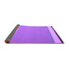 Sideview of Abstract Purple Contemporary Rug, con2416pur