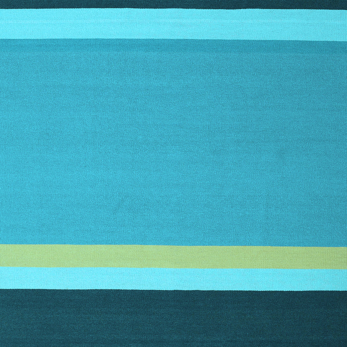 Square Abstract Light Blue Contemporary Rug, con2416lblu