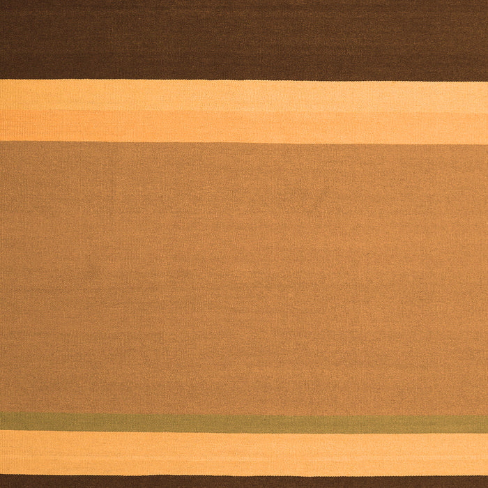 Round Machine Washable Abstract Orange Contemporary Area Rugs, wshcon2416org