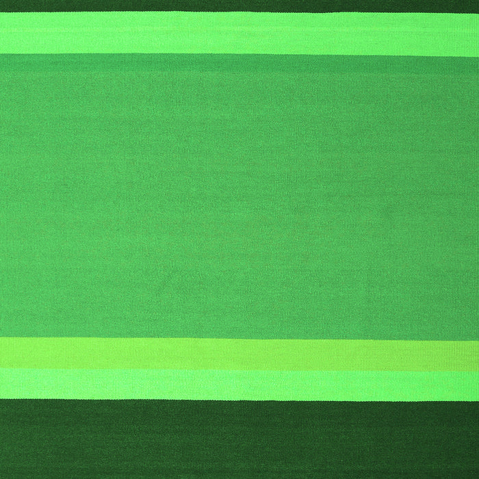 Serging Thickness of Abstract Green Contemporary Rug, con2416grn